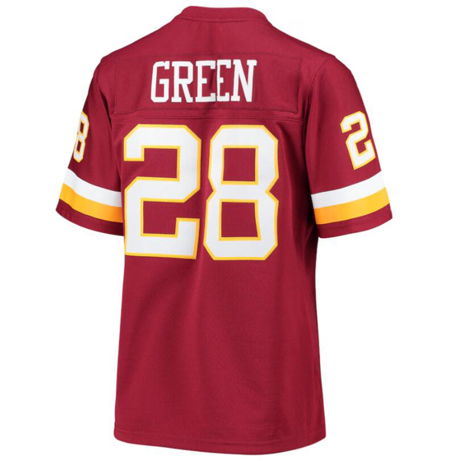 Pouc Washington Football Team #28 Darrell Green Burgundy Legacy Replica Player American Stitched Jerseys