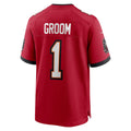 Pouc TB.Buccaneers #1 Groom Red Game Jersey