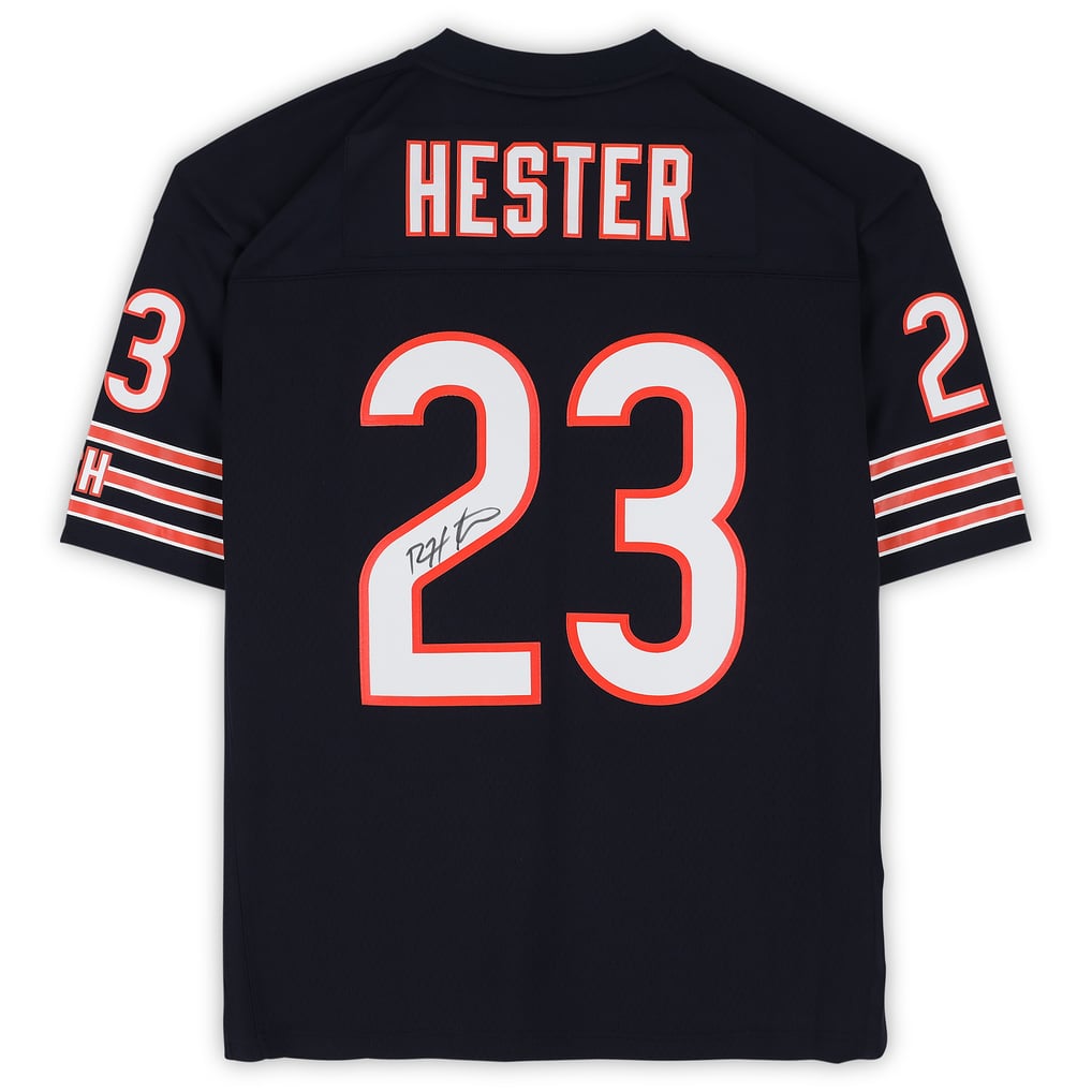 Pouc C.Bears #23 Devin Hester Authentic Navy Mitchell & Ness 2006 Replica Jersey