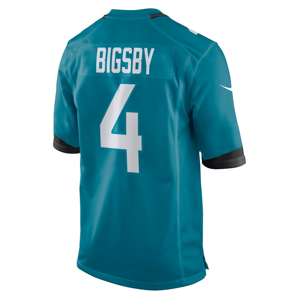Pouc J.Jaguars #4 Tank Bigsby Teal Game Jersey