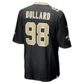 Pouc NO.Saints #98 Jonathan Bullard Black Team Game Jersey