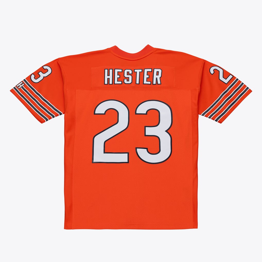 Pouc C.Bears #23 Devin Hester Mitchell & Ness Dark Orange 2006 Legacy Replica Player Jersey